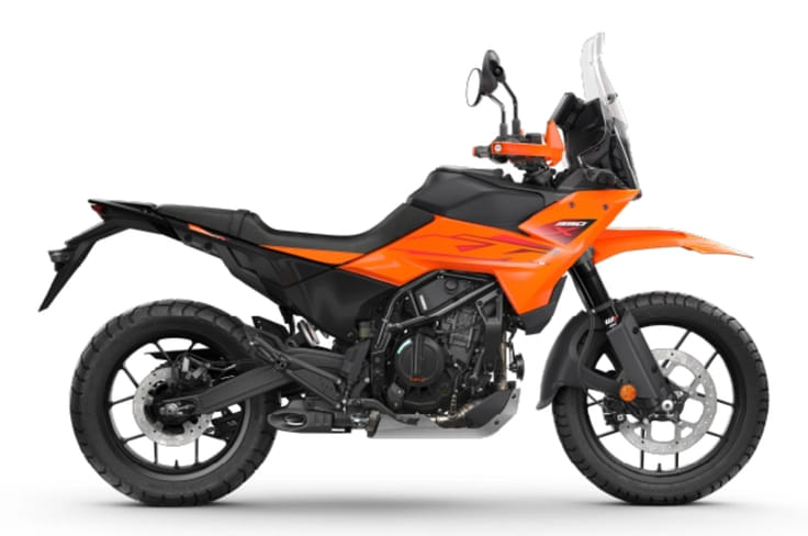 KTM 390 Adventure X shares its engine with the 390 Duke KTM 390 Adventure X shares its engine with the 390 Duke